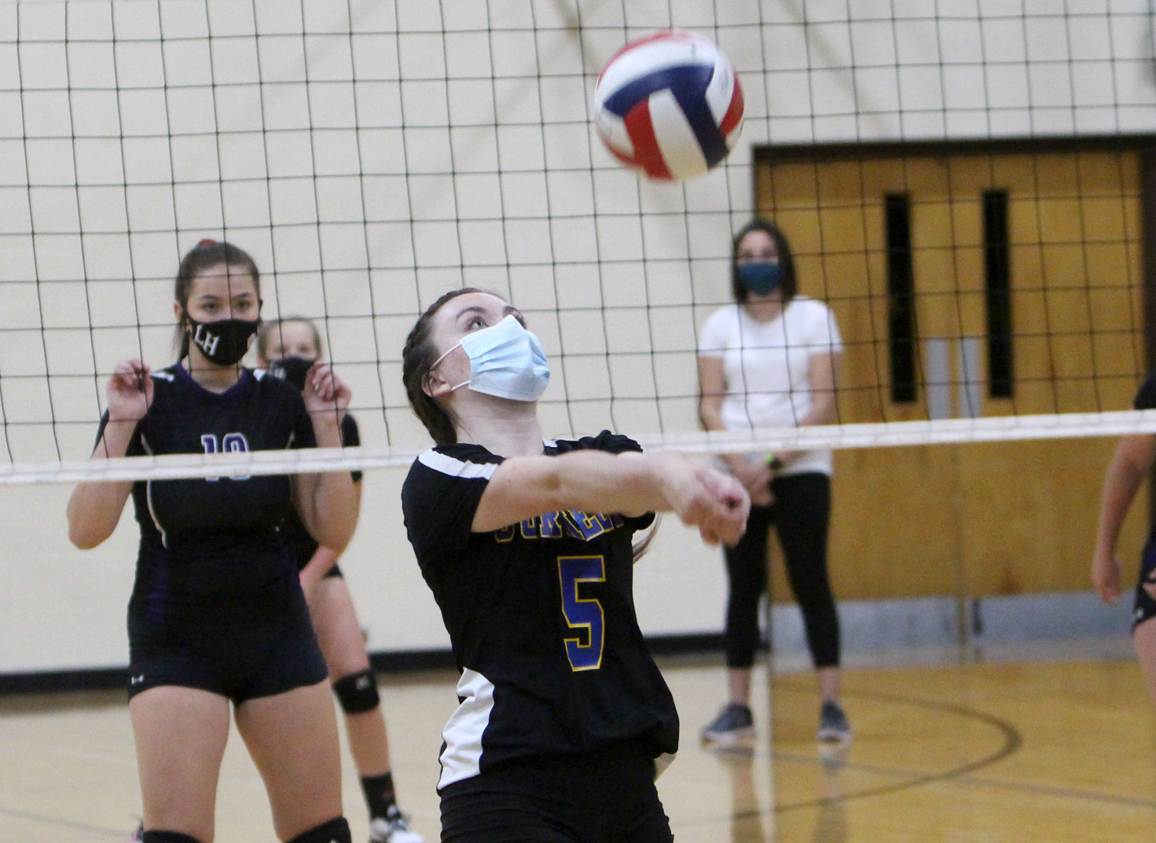 Lake Holcombe at Cornell volleyball 10-15-20